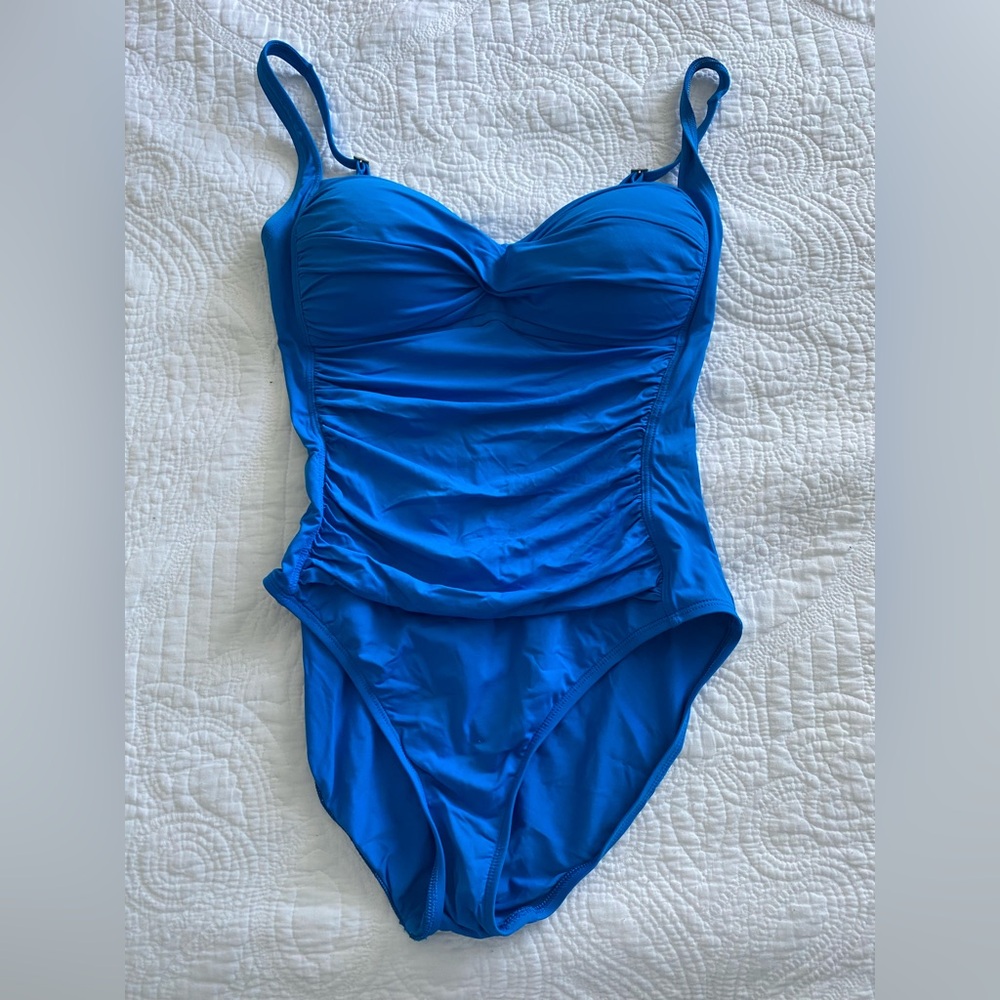 La Blanca Blur One Piece Swim Suit Size 10